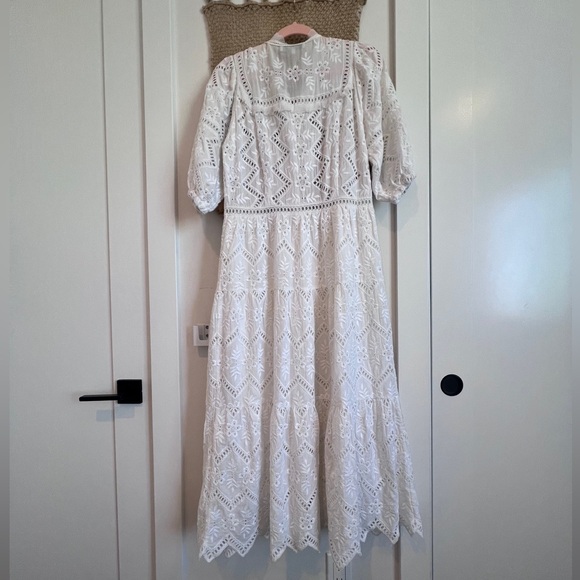 Sea New York Lace Pattern Midi Length Dress | Size 12 - Picture 6 of 8